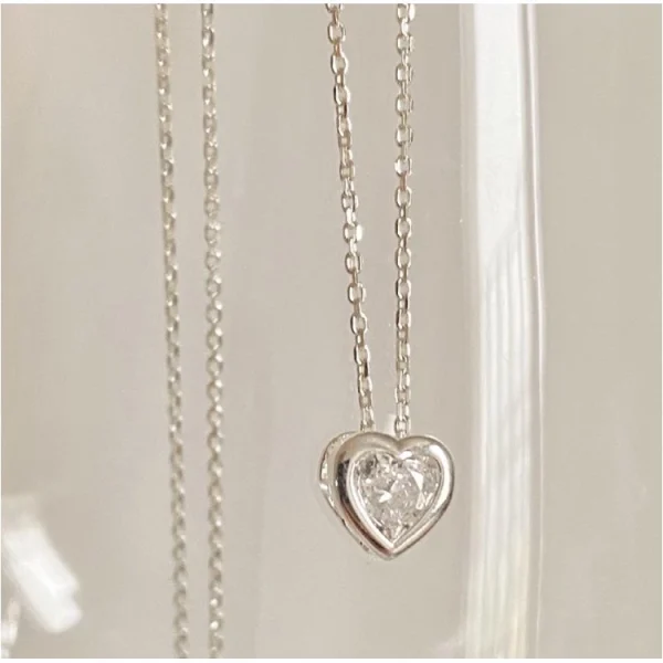 0d17c662c1e814a49fb7524c4e226719 สร้อยหัวใจเพชร สร้อยคอเงินแท้