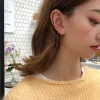 ต่างหูเงินแท้ ต่างหูเกลียว สีเงิน, ทอง