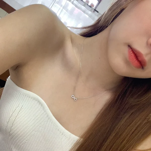 th-11134207-7qula-ljcjxdns28rs18 สร้อยอินฟินิตี้ สร้อยคอเงินแท้